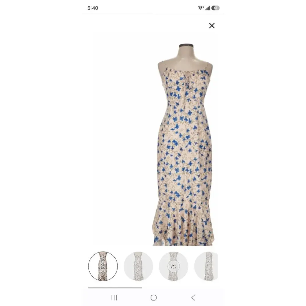 Commense
Size Midi Cocktail dress with ruffled hem. Gorgeous. Strappy Top. - Picture 2 of 8